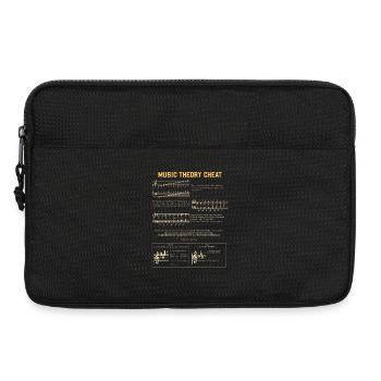 MUSIQUE: Graphique de la théorie de la musique - Sacoche pour ordinateur portable 13 pouces - noir - Devant