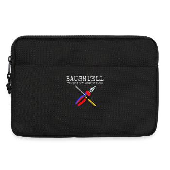 Albanian Humor "Albanian Blood" - Laptop bag 13" - black - Front