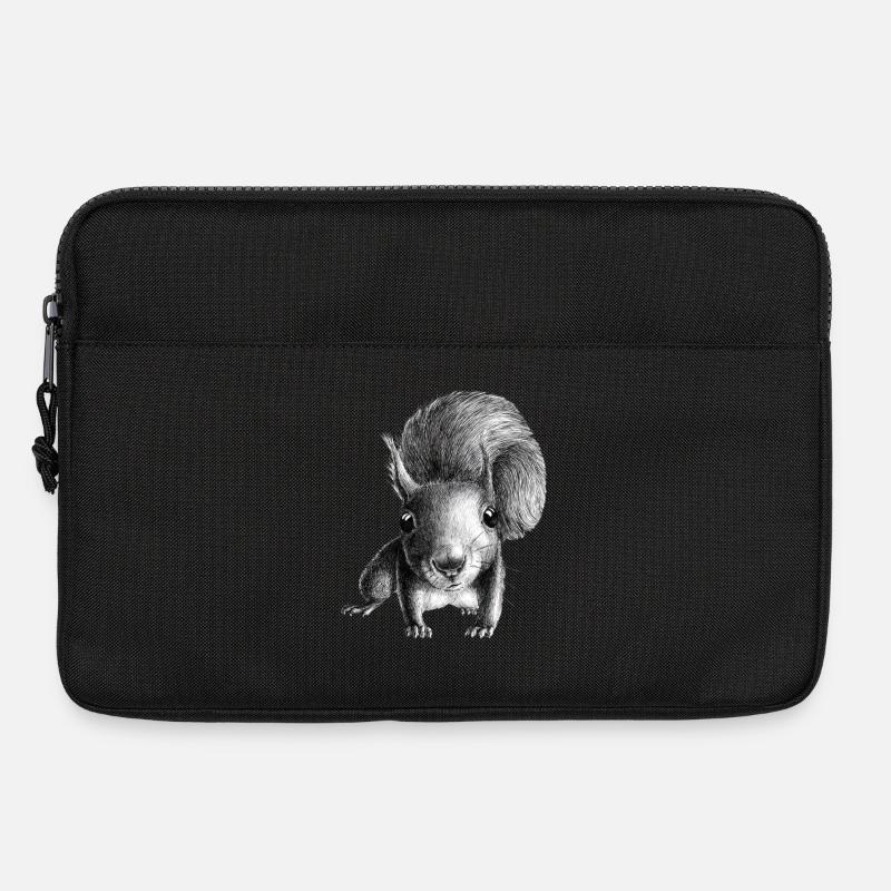 Eichhörnchen - Laptoptasche 13" - Schwarz