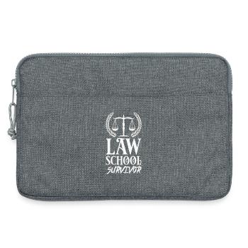 lawyer - Laptop bag 13" - heather grey - Front