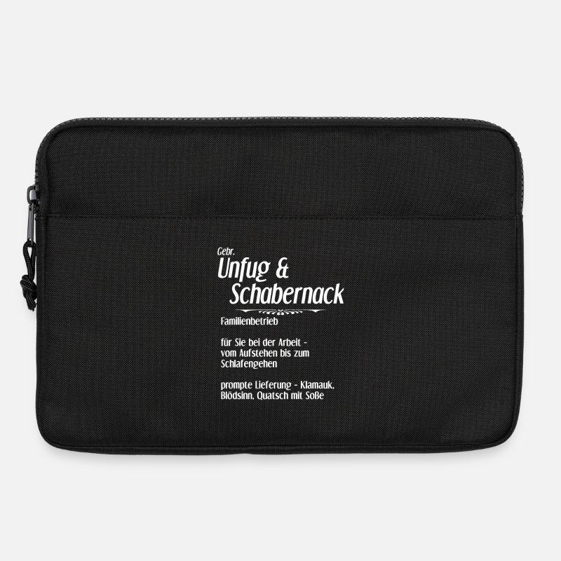 Unfug und Schabernack - Laptoptasche 13" - Schwarz