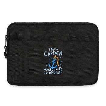 Boot Bootfahren Boating - Laptoptasche 13" - Schwarz - Vorne