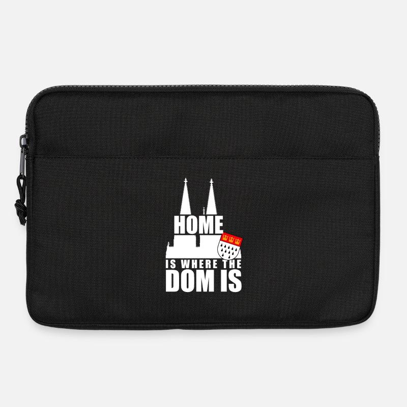 Köln Home Is Where The Dom Is Kölner Karneval Köln - Laptoptasche 13" - Schwarz