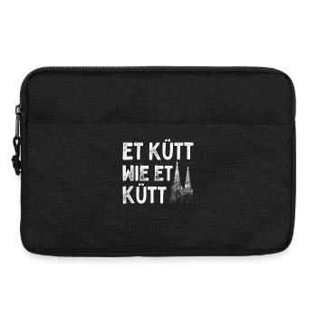 Köln Et Kütt Wie Et Kütt Kölner Grundgesetz Kölsch - Laptoptasche 13" - Schwarz - Vorne