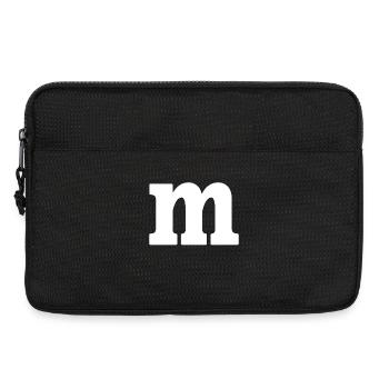 Lustiges Gruppenkostüm Buchstabe M Kostüm Karneval - Laptoptasche 13" - Schwarz - Vorne