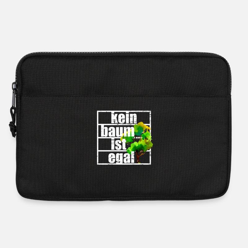 Kein Baum Ist Egal Klimaschutz Klimawandel Wald - Laptoptasche 13" - Schwarz