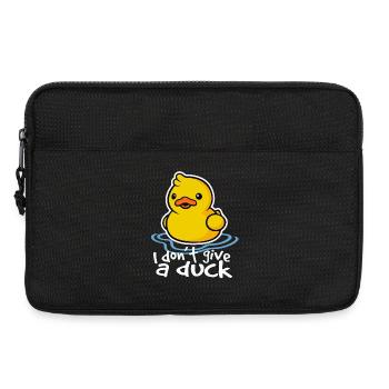 Duck - I do not Give A Duck - Laptop bag 13" - black - Front