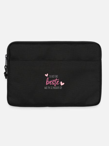 Du bist das beste was mir je passiert ist - Laptoptasche 13" - Schwarz
