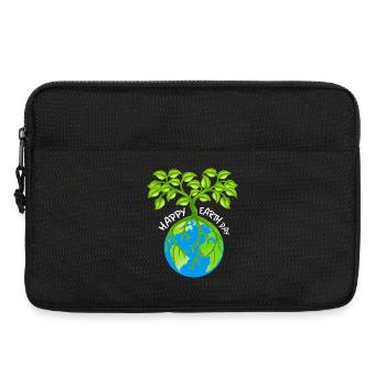 T-shirt écologique Earth Friend - Sacoche pour ordinateur portable 13 pouces - noir - Devant