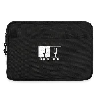 Plastic Metal Music Fritgabel Festival Rock Fans - Sacoche pour ordinateur portable 13 pouces - noir - Devant