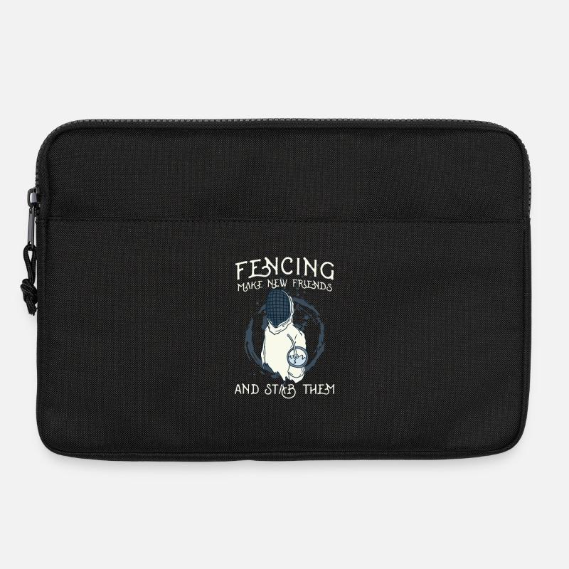 Fechten Fechter - Laptoptasche 13" - Schwarz