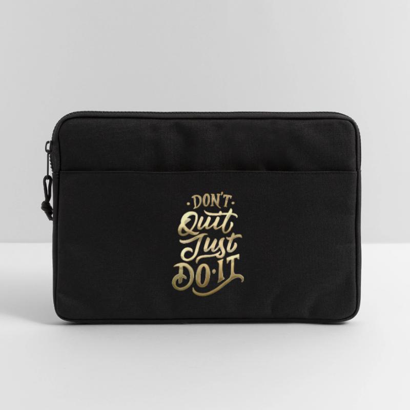 Ne quittez pas Gradient Script Sacoche pour ordinateur portable 13 pouces