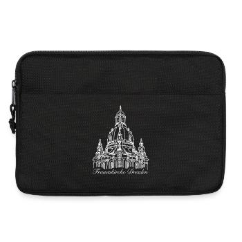 Frauenkirche Dresden Dessin - Sacoche pour ordinateur portable 13 pouces - noir - Devant