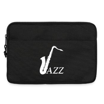 Jazz - Saxophon - Laptoptasche 13" - Schwarz - Vorne