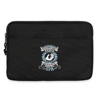 Grand-père petit-fils T-shirt Les plus importants m’appelleNT OPA - Sacoche pour ordinateur portable 13 pouces - noir - Devant