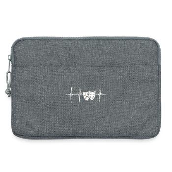 Battements de coeur Théâtre - Sacoche pour ordinateur portable 13 pouces - gris chiné - Devant