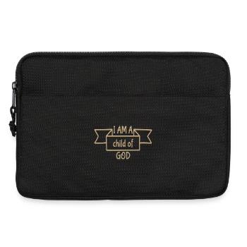 I Am A Child Of God - Laptoptasche 13" - Schwarz - Vorne