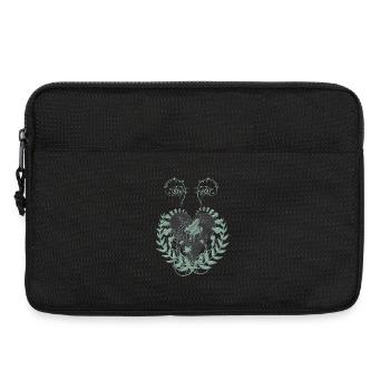 Coeur élégant avec piano et clé sur fond - Sacoche pour ordinateur portable 13 pouces - noir - Devant
