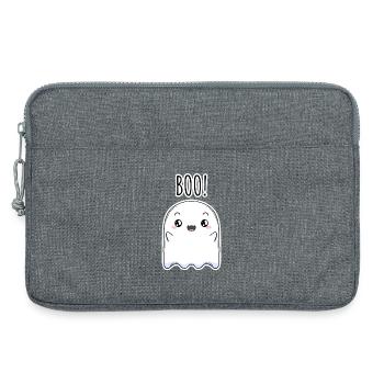 Halloween - Sacoche pour ordinateur portable 13 pouces - gris chiné - Devant