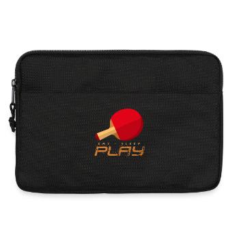 Pingpong Energy: Eat Sleep Play - Laptop bag 13" - black - Front