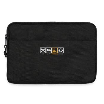 Wrestling Lebensstil: Eat Sleep Wrestling Repeat - Laptoptasche 13" - Schwarz - Vorne