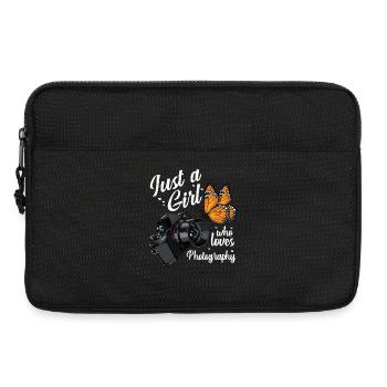Only one girl loves photography - Laptop bag 13" - black - Front