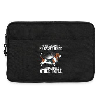 Beagle Love and Three Others - Laptop bag 13" - black - Front