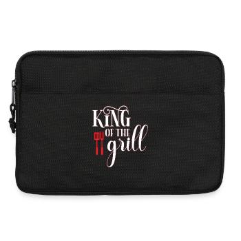 Grillkönig - Laptop bag 13" - black - Front