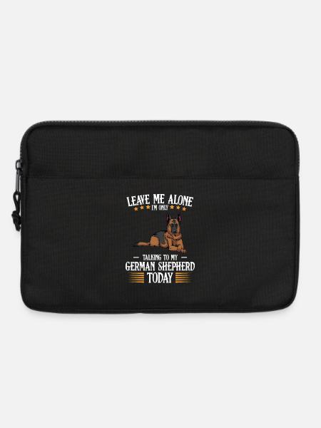 I only talk to my German Shepherd - Laptop bag 13" - black