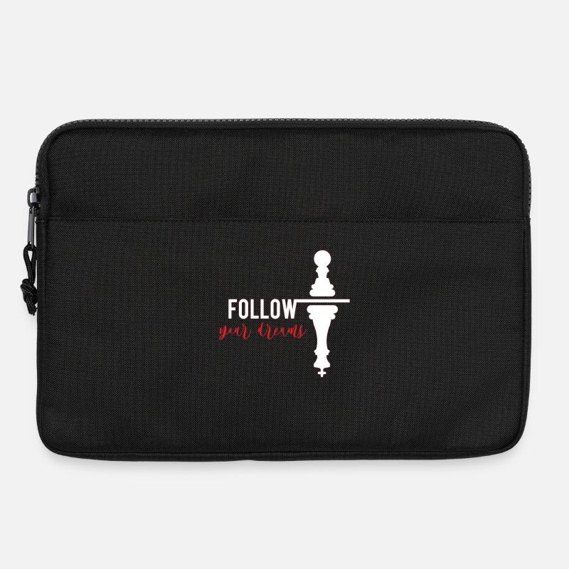 Schach - Laptoptasche 13" - Schwarz