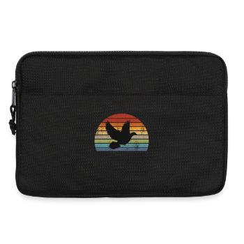 Rétro sourd - Sacoche pour ordinateur portable 13 pouces - noir - Devant