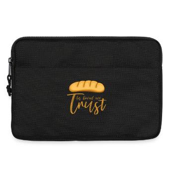 In Bread We Trust Baker Saying - Laptop bag 13" - black - Front