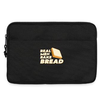 Real Men Bake Bread - Laptop bag 13" - black - Front