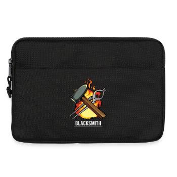 Blacksmith's Fire Tool Art - Laptop bag 13" - black - Front