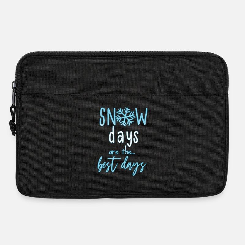 Winter - Laptoptasche 13" - Schwarz