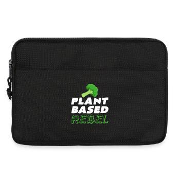 Plant Based Rebel - Laptop bag 13" - black - Front
