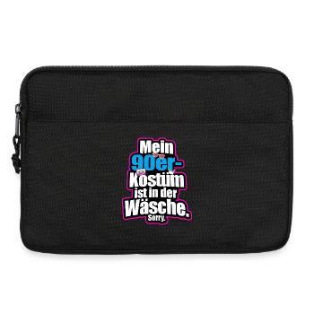 Mein 90er Jahre Kostüm In Der Wäsche Motto Party - Laptoptasche 13" - Schwarz - Vorne