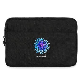 Yoga Namaste Lotus Buddha Yin Yang om spirit medit - Laptop bag 13" - black - Front