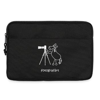 fotografärt, färt, Pferd fotografiert, Kamera - Laptoptasche 13" - Schwarz - Vorne
