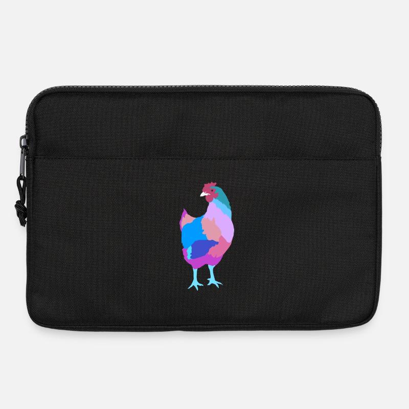 Huhn Henne - Laptoptasche 13" - Schwarz