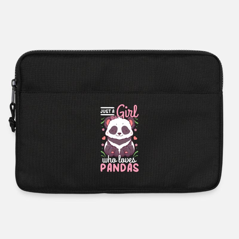 Panda - Laptoptasche 13" - Schwarz