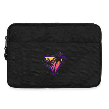 Synthwave Vaporwave Sunset Retro 80s 90s - Sacoche pour ordinateur portable 13 pouces - noir - Devant