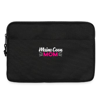 Maine Coon Katze - Laptoptasche 13" - Schwarz - Vorne