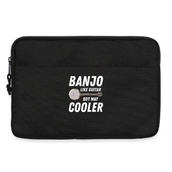 Banjo wie Gitarre, aber viel cooler - Laptoptasche 13" - Schwarz - Vorne