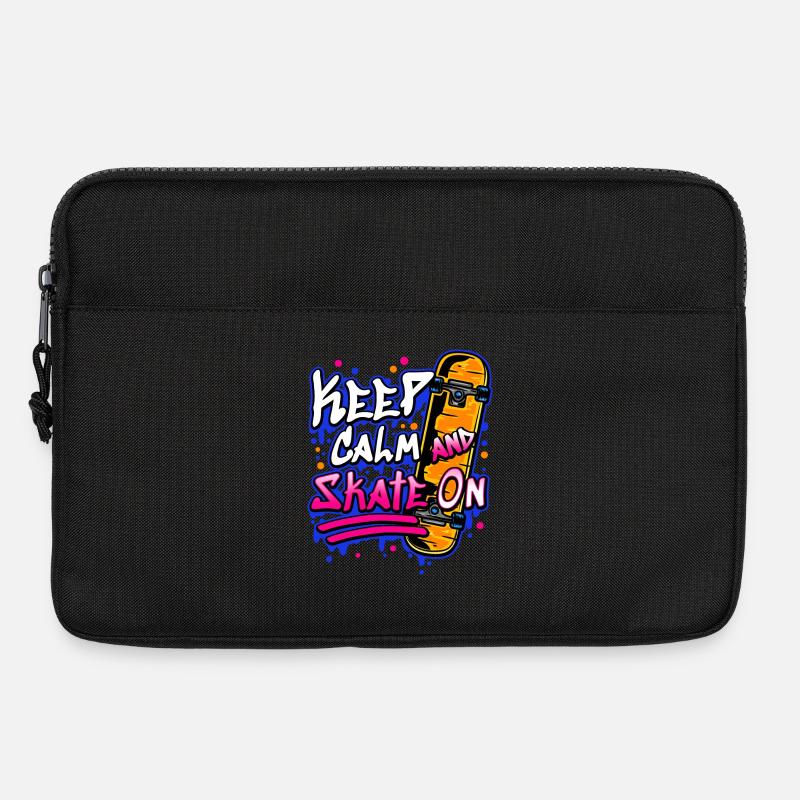 Skateboarder Skateboard - Laptoptasche 13" - Schwarz
