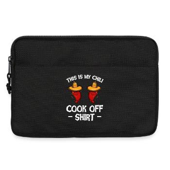 Chemise de concours de chili avec du paprika - Sacoche pour ordinateur portable 13 pouces - noir - Devant