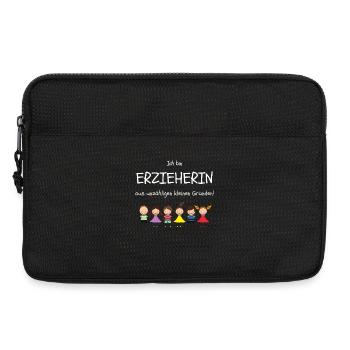 Erzieherin Geschenk aus unzähligen kleinen Gründen - Laptoptasche 13" - Schwarz - Vorne