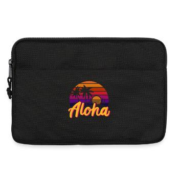 Hawaï Été Aloha - Sacoche pour ordinateur portable 13 pouces - noir - Devant