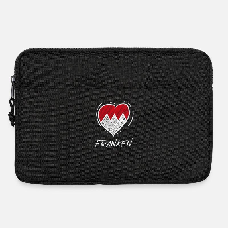 FRANKEN Frankenwappen Love wappen - Laptoptasche 13" - Schwarz
