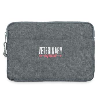 Veterinarian Assistant Veterinarian Helper - Laptop bag 13" - heather grey - Front